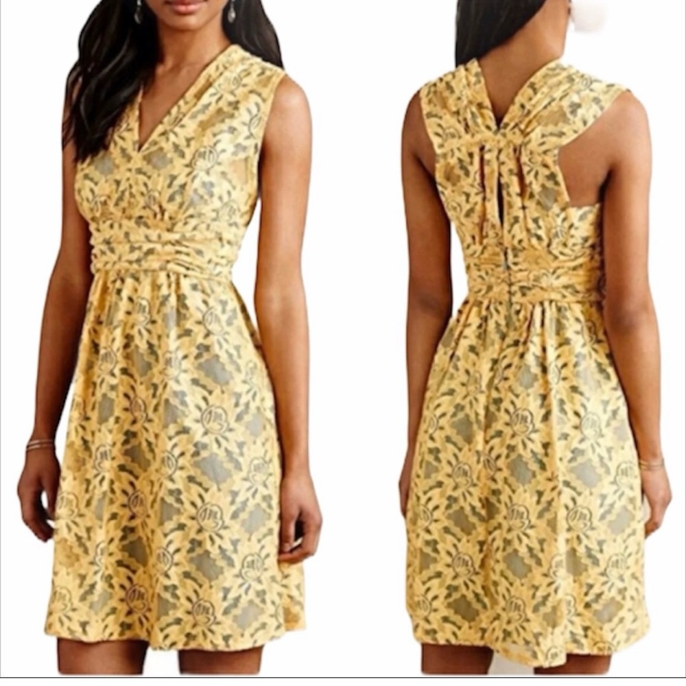 EUC Anthropologie Latticelace Dress Plenty by Tracy Reese Sz 12 $158